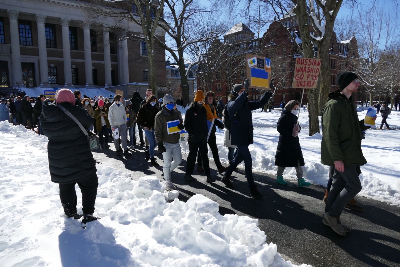 Harvard community says no to war in Ukraine